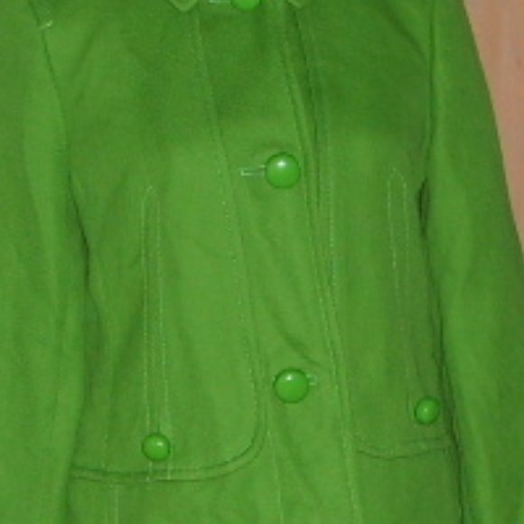 Talbots Coat Green 8 NWT - Picture 3 of 5